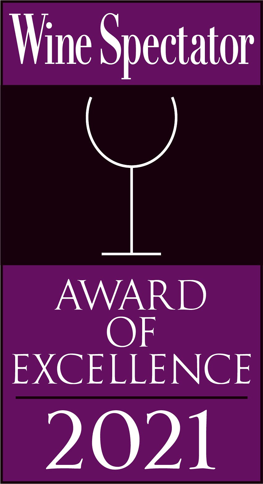 Wine Spectator Award of Excellence 2021